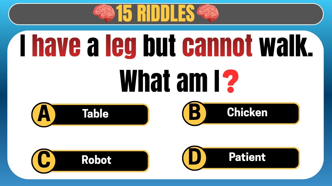 15 TRICKIEST RIDDLES