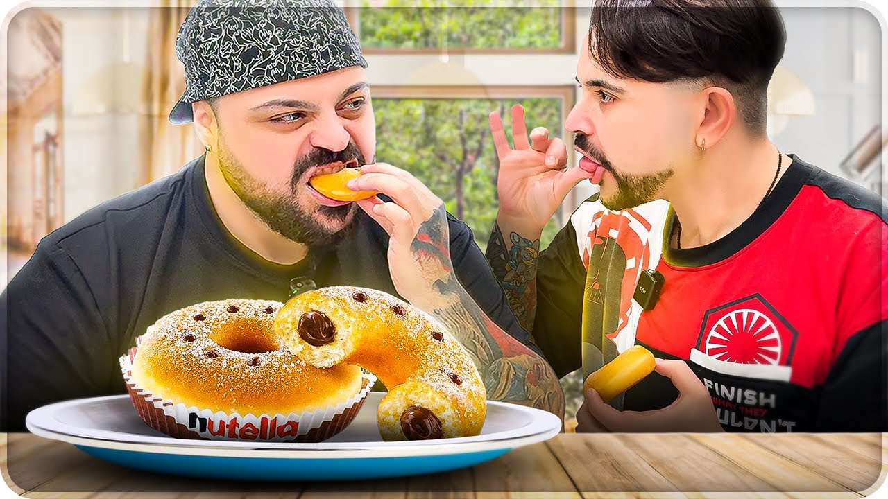 PROVIAMO le NUOVE DONUT NUTELLA con Ciccio
