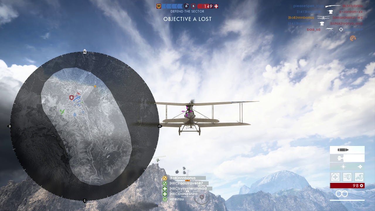 Battlefield 1 | Operations | Monte Grappa | 117-14 | Defense | Victory | MVP