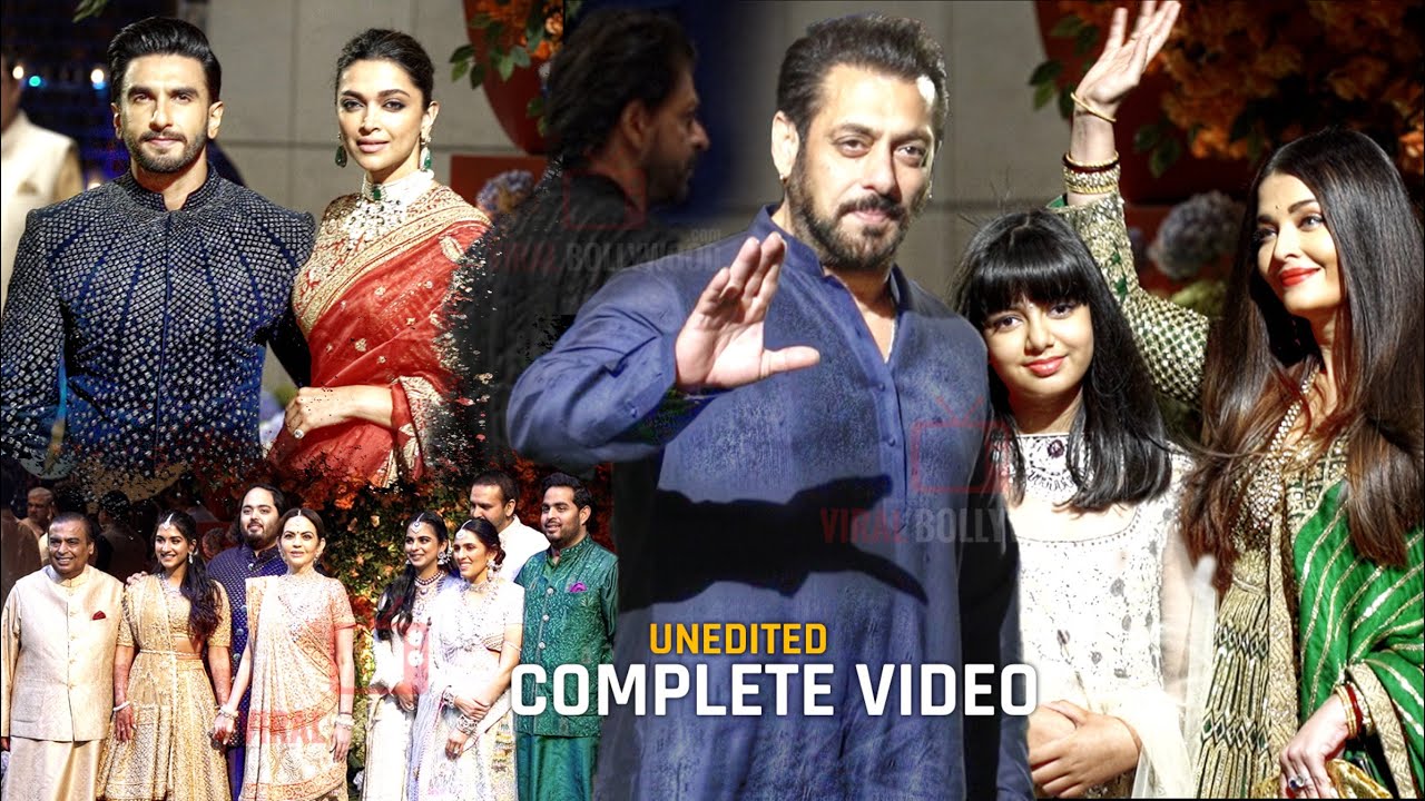 Anant Ambani - Radhika Merchant Engagement | Grand Party | COMPLETE VIDEO | Shahrukh, Salman, Aish..