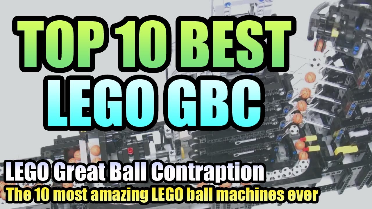 💗TOP 10 Best LEGO Great Ball Contraption (LEGO GBC) - The 10 most amazing LEGO ball machines ever !