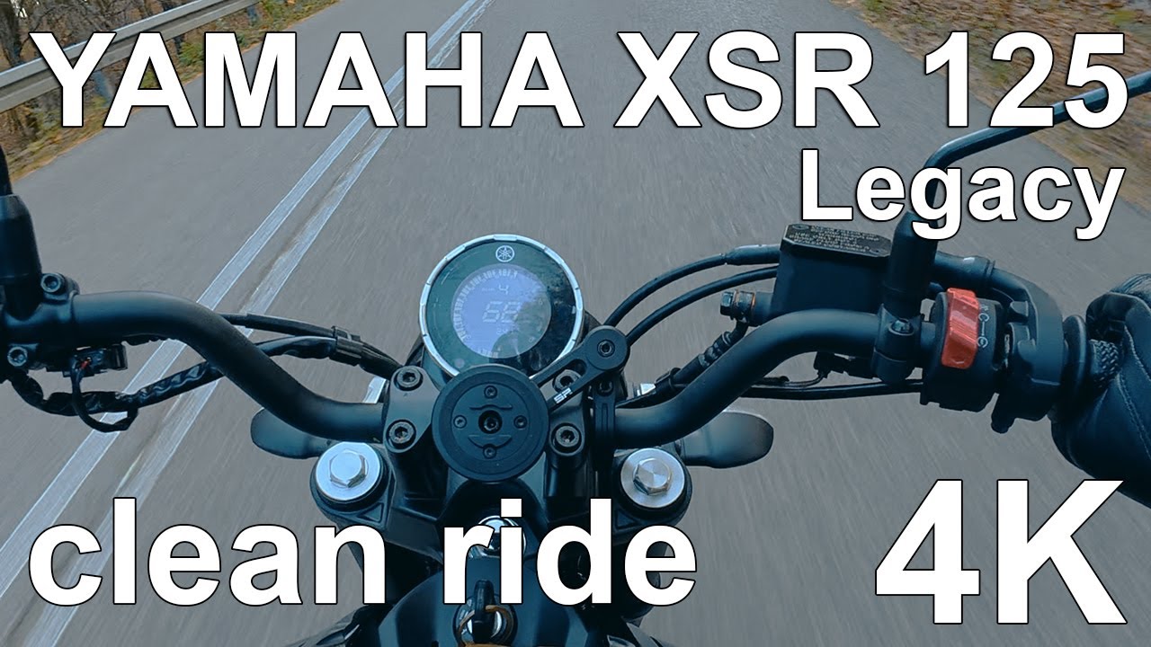 Yamaha XSR 125 Legacy (clean ride) 4K