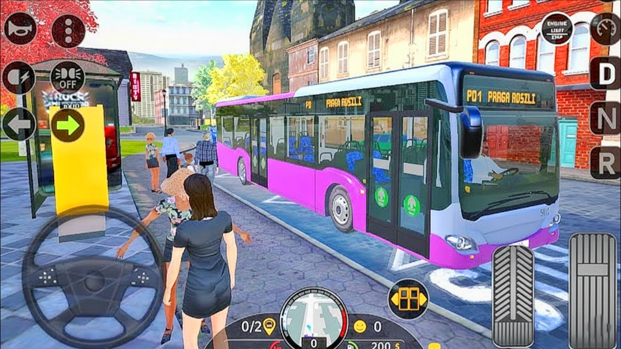 Real Bus Driving Game 3D - City Bus Simulator - Android Gameplay