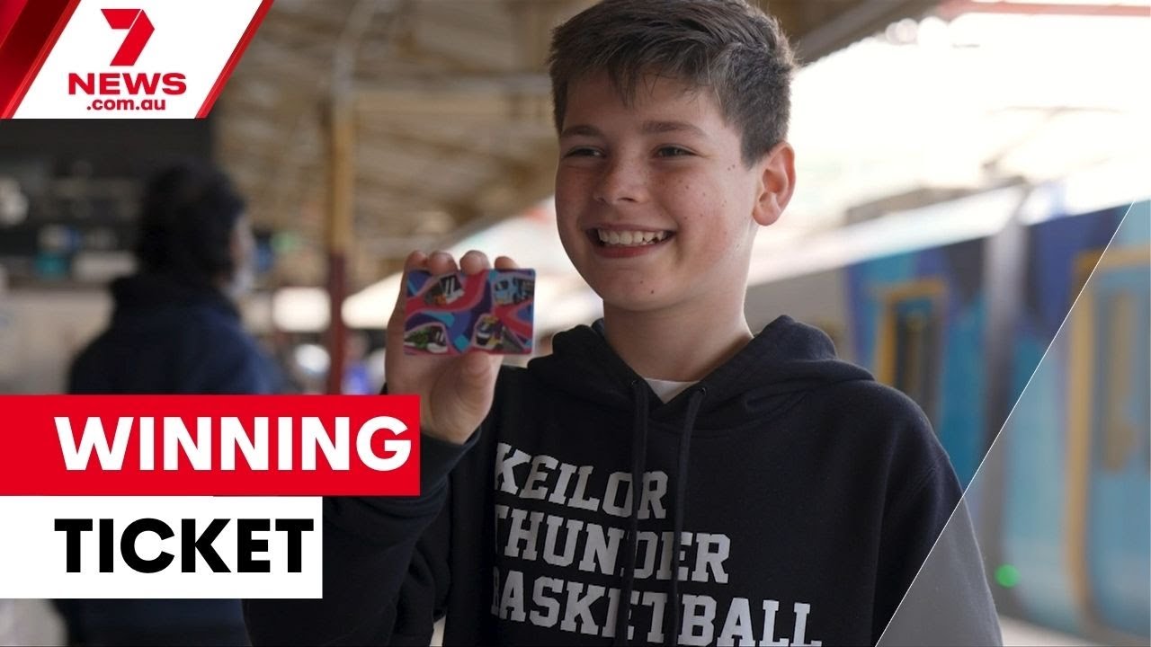 The 11-year-old boy being dubbed Melbourne’s "Myki-angelo" | 7NEWS
