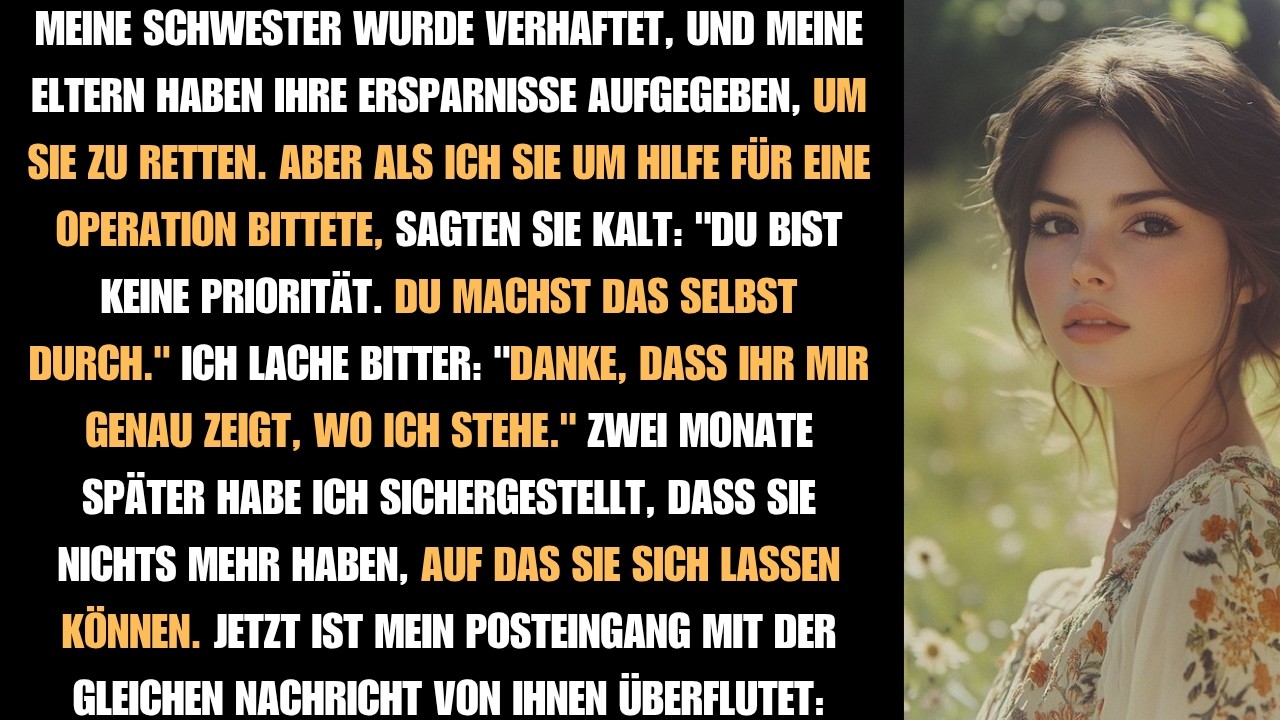 Meine Schwester wurde verhaftet – meine Eltern retteten sie, aber mich ließen sie allein
