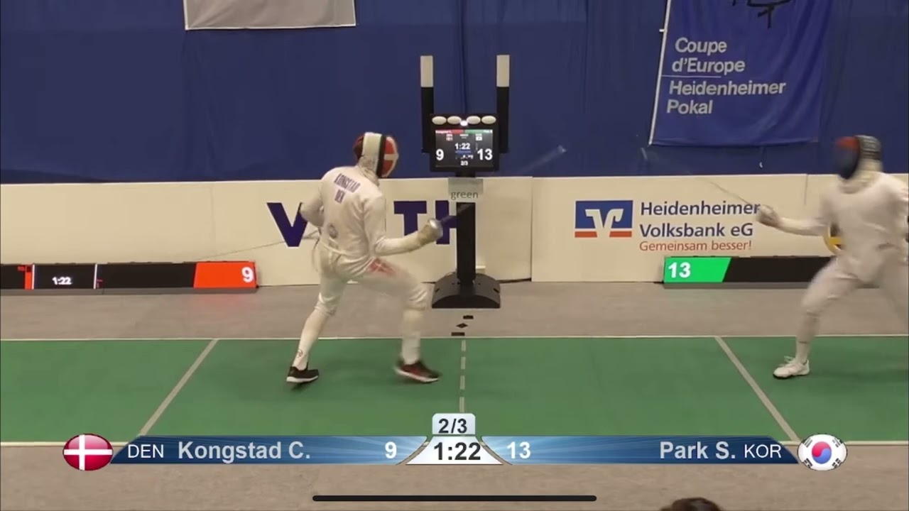 Touch Breakdown: Responding to a 2-tempo action with 1-tempo in half the Fencing time