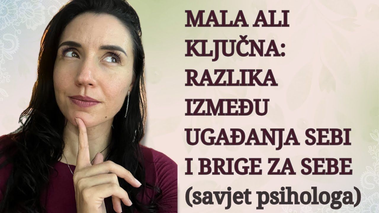 Što stvarno znači - biti nježna prema sebi? Psihološka perspektiva
