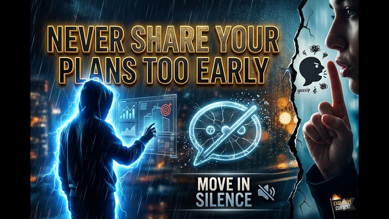 Never Share Your Plans Too Early | The Quiet Power of Silence