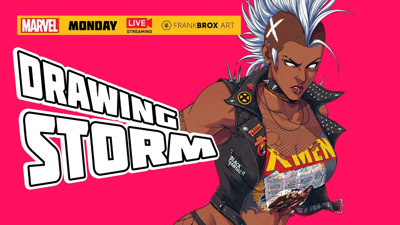Drawing STORM (X-MEN)