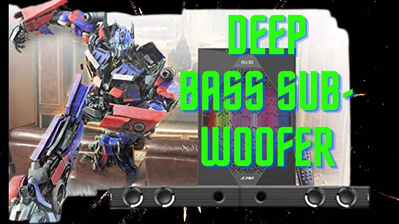 F&D T300X 70W Bluetooth, Auxiliary, USB, RCA Subwoofer - Black