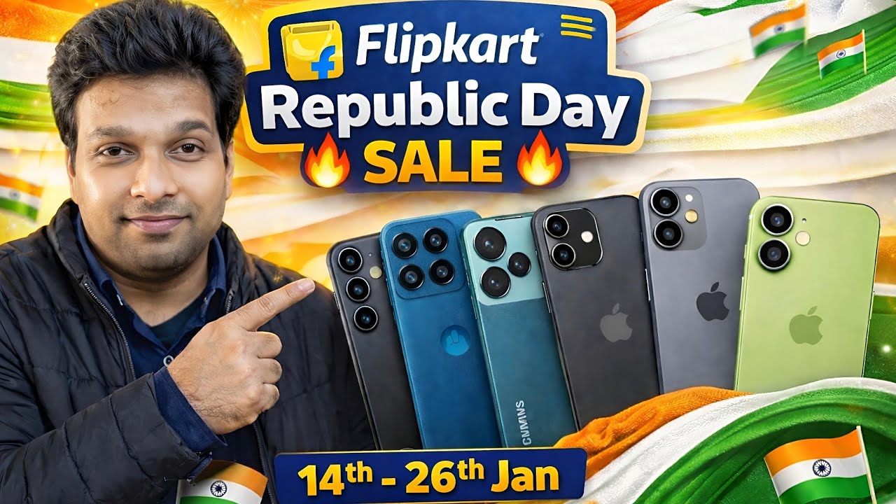 Republic Day Sale धमाका 😱 Top 5 Smartphones on Flipkart at Lowest Price!