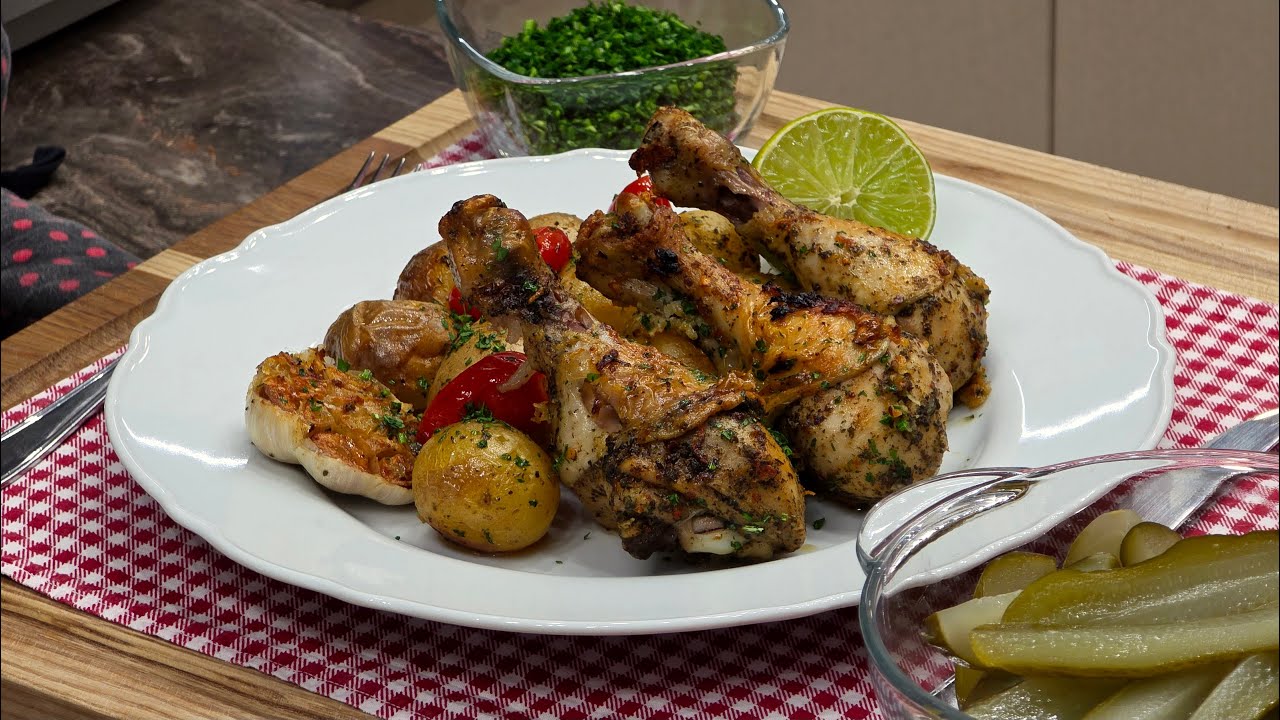 Vajas fokhagymás lime csirkecomb🍋🍗 serpenyős krumpli társaságában @szokykonyhaja