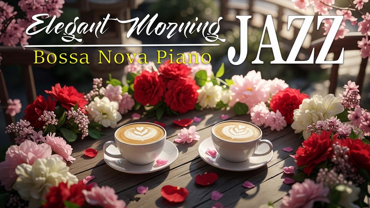 Elegant Morning Jazz ☀️ Soft Bossa Nova Coffee for Peaceful Work, Study and Positive Daily Energy