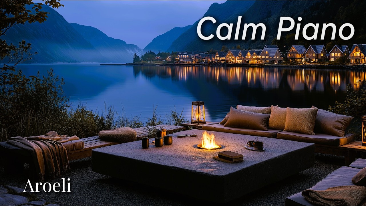 Relaxing Piano Music for Deep Calm & Stillness - Nordic Fjord Silence | Aroeli