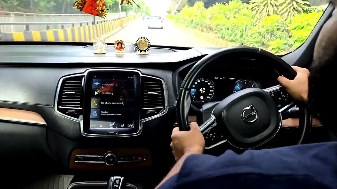VOLVO XC90 pov drive on Indian highstreets. #volvo #xc90 #pov #automobile #povdriving