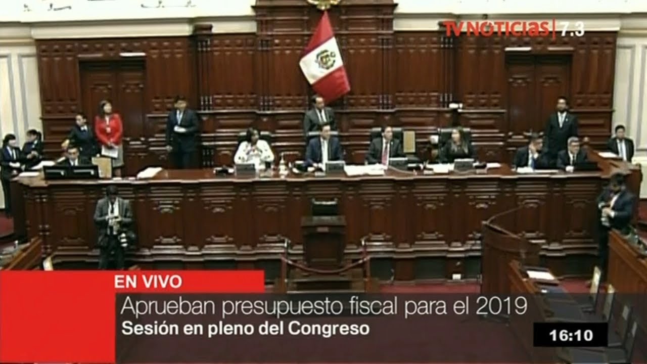 Presupuesto 2019 es aprobado en el Congreso