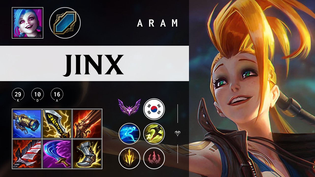 Jinx ARAM - KR Master Patch 26.05