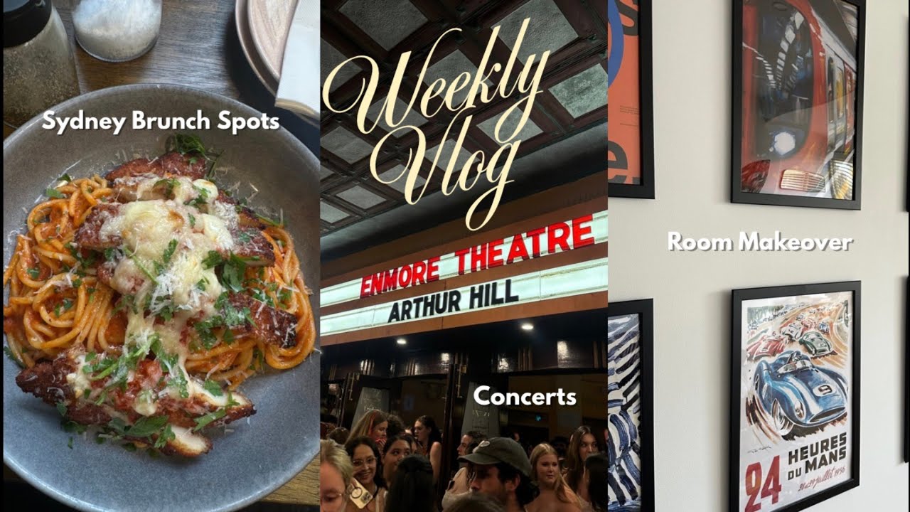 Weekly Vlog I room makeover, brunch spots + Arthur Hill concert