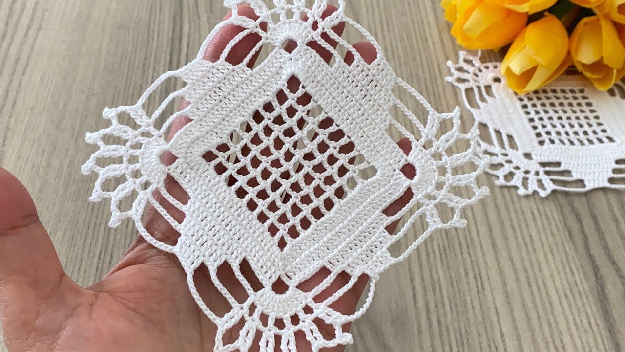 ⭐️The Most Beautiful Crochet Pattern⭐️ How to Make a Versatile Square Motif Tutorial