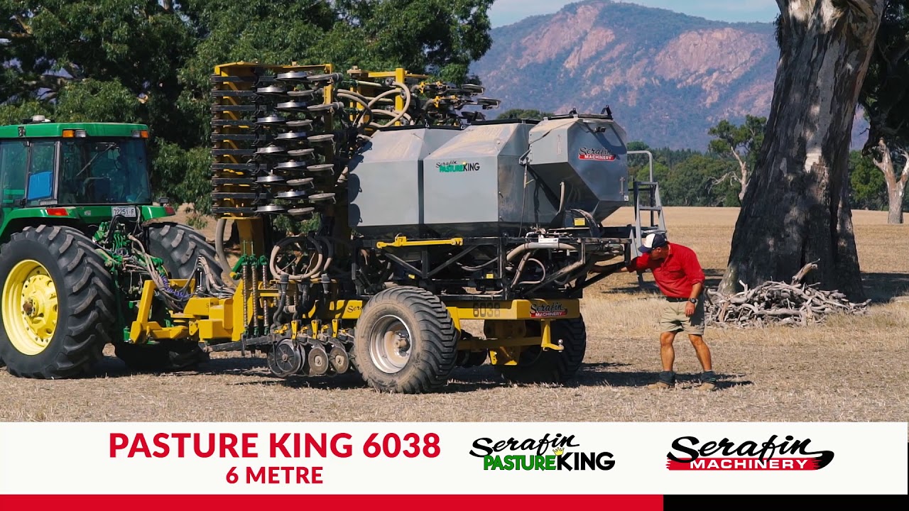 Serafin PastureKing Double Disc Seeder - Customer Testimonial Video