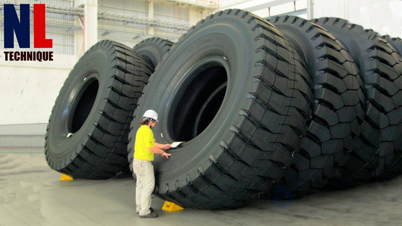 Cool and Modern Giant Rubber Tire Manufacturing Process With Advanced Technology & Skillful Workers