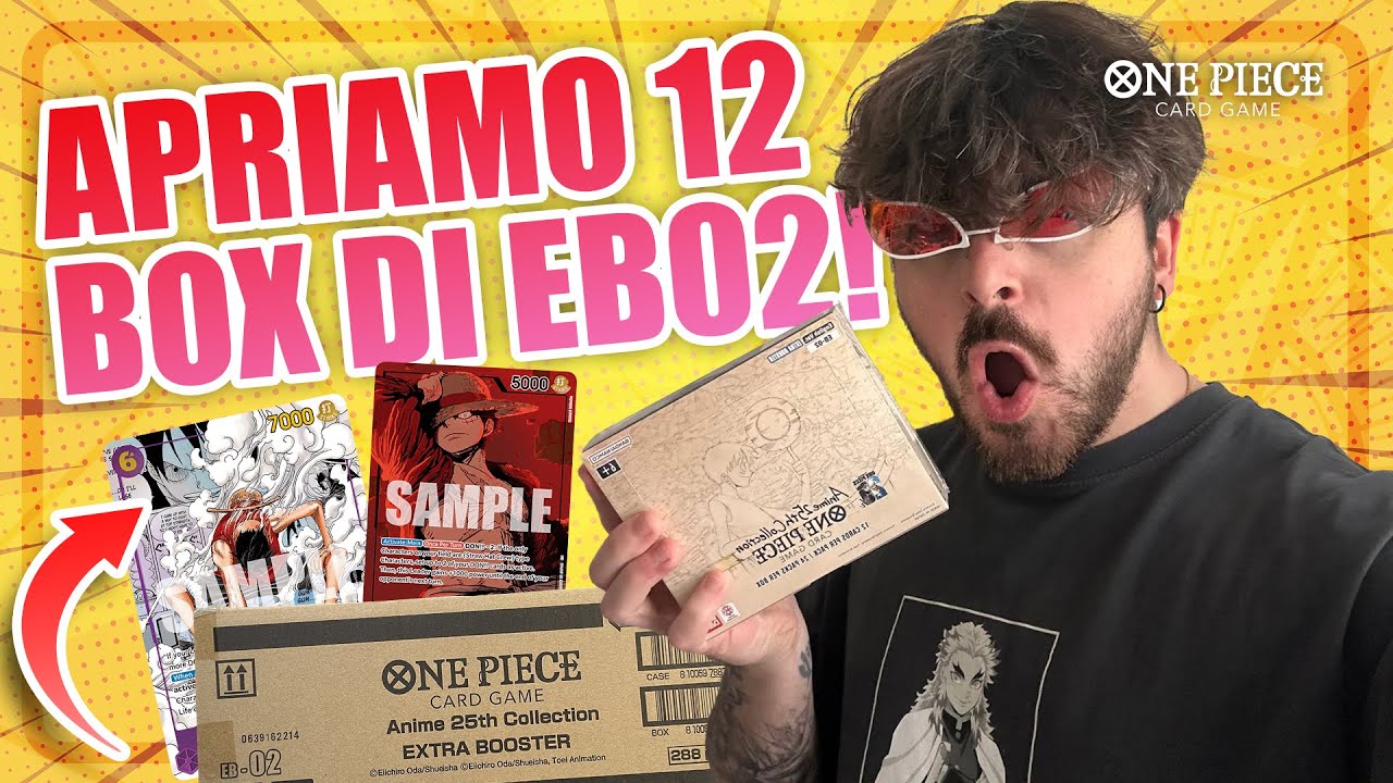 abbiamo TROVATO la MANGA del GEAR SECOND!! - Case Unboxing EB02 ENG One piece TCG