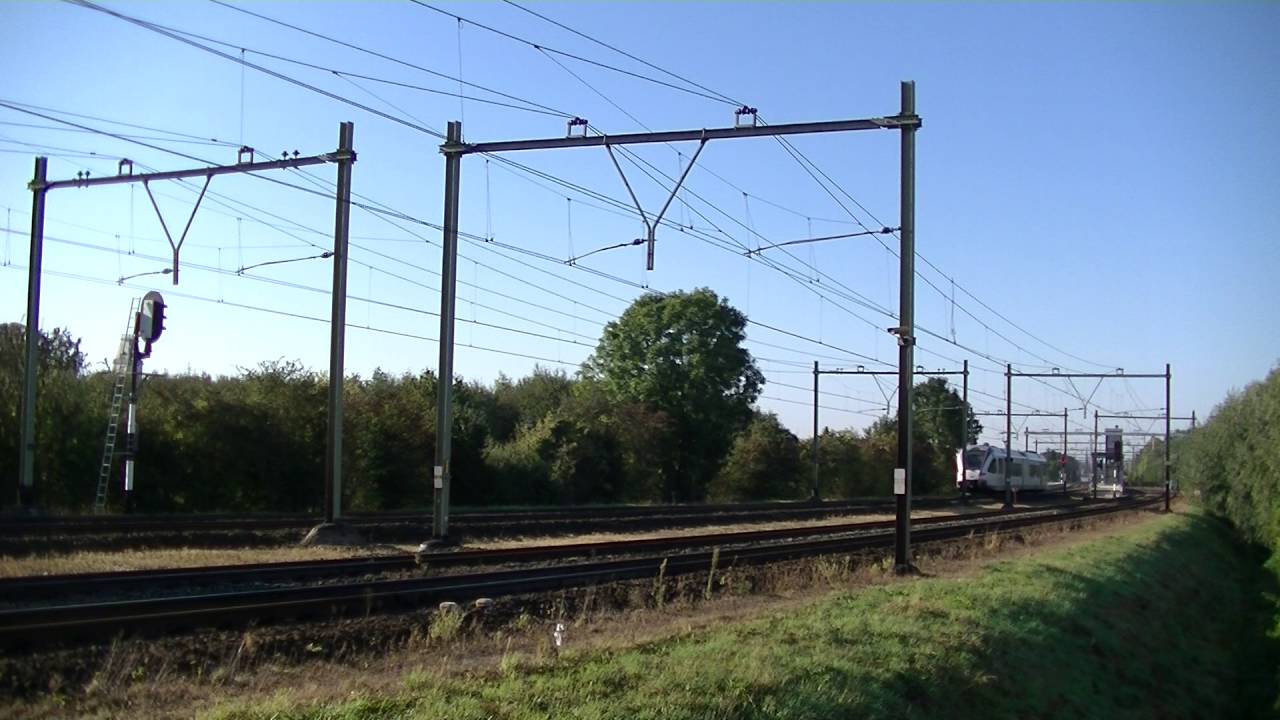 Afscheidsrit Mat 64: Doorkomst Maastricht-Noord en toeteren GTW Veolia