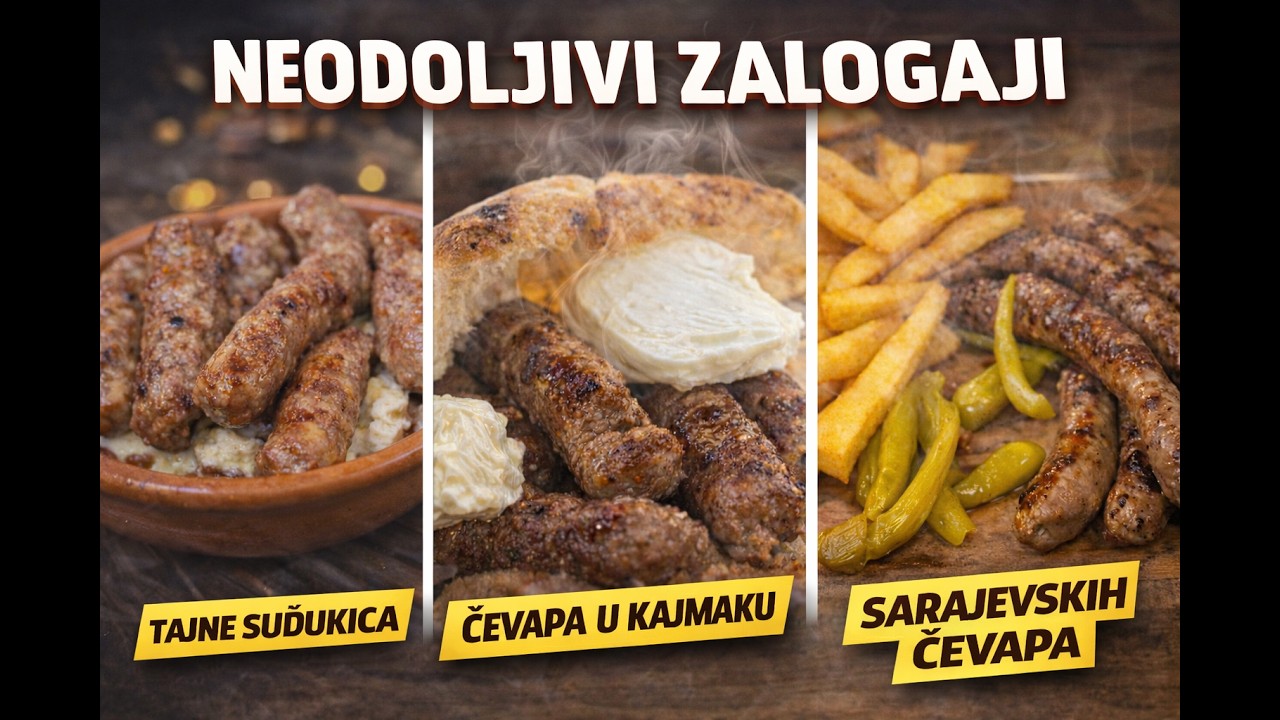 «Ароматы Боснии: рецепты Суджукице, чевап в Каймаке, сараевский чевап и сюрприз из чевапа»