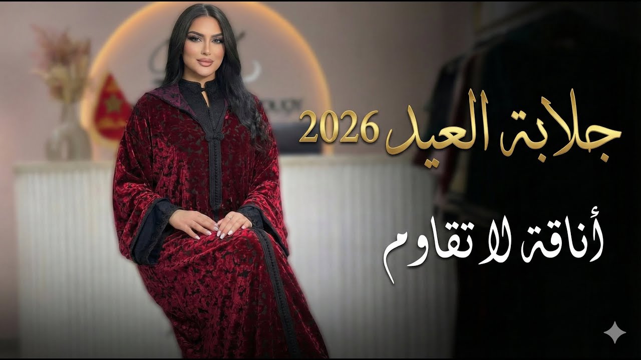 جديد جلابة العيد 2026 🌙 تشكيلة ملكية من الموبرة المحفرة والراندة اللي غتلبسي هاد العام!