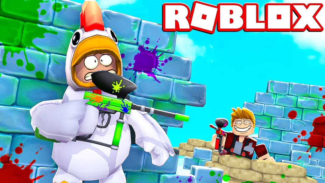 GIOCO A PAINTBALL SU ROBLOX!!