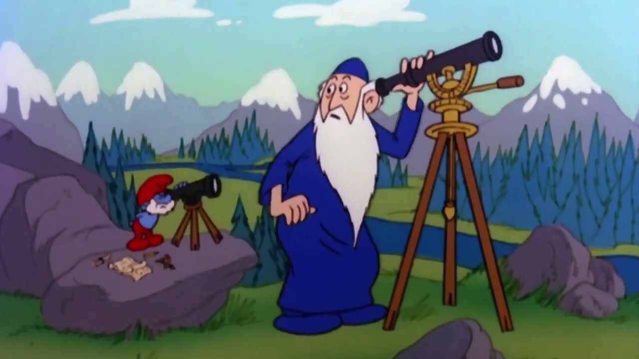 Şirin Baba Merlin ile tanışıyor | Şirinler
