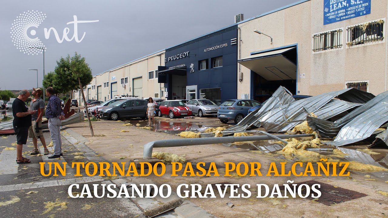 UN TORNADO CAUSA GRAVES DAÑOS EN ALCAÑIZ | 21 de junio 2022
