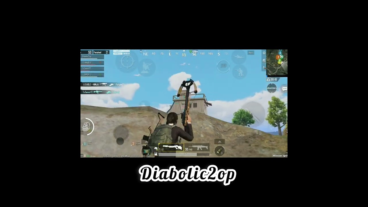 #quickscope #crossbow #diabolic #bgmi #crossbowchallenge  #battleground #chineseplayer  #proplayer