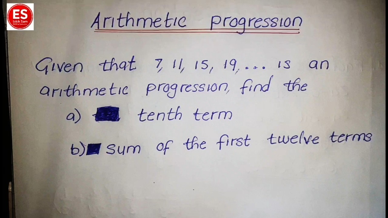 G12 2025 Arithmetic Progression – Find the 10th Term & Sum of 12 Terms Easily!