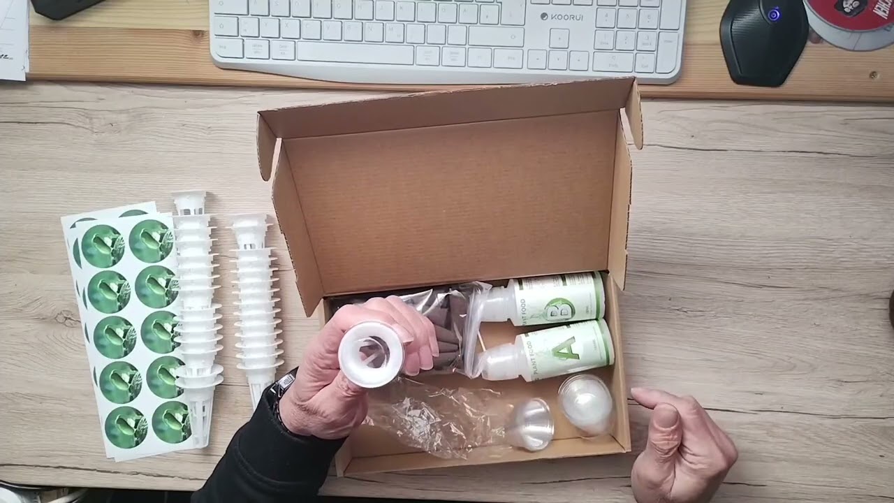 Palwin 123 Stück Ersatz Zuchtschwämme Set, Hydrogarten die Zukunft