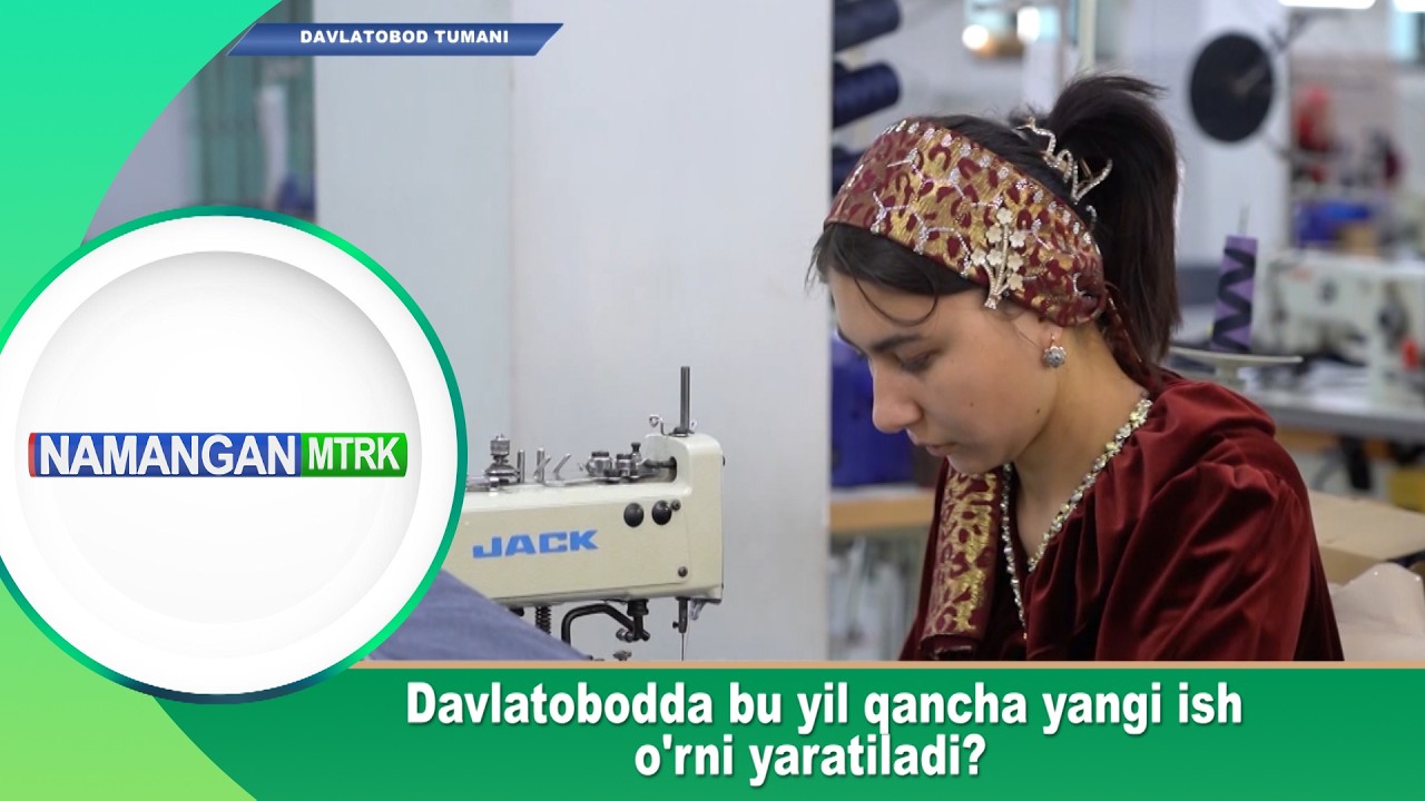 Davlatobodda bu yil qancha yangi ish o'rni yaratiladi? Namangan axboroti | (6.03.2026)