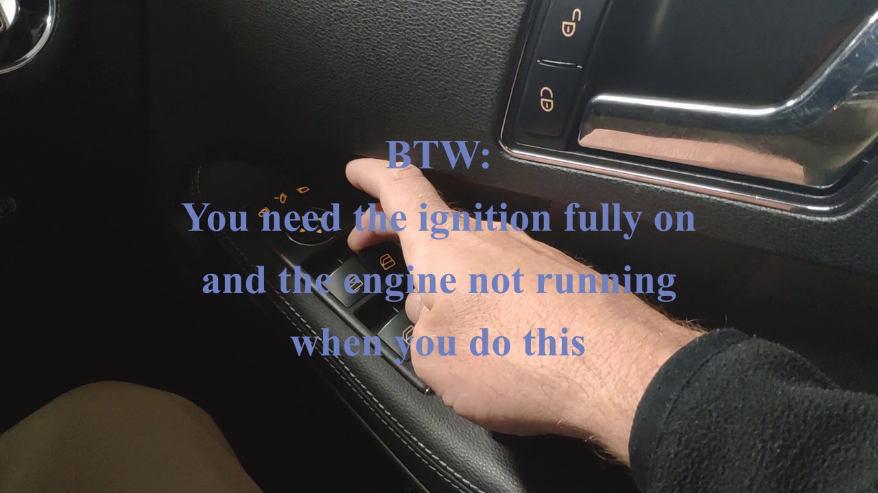 Mercedes Car Window Reset