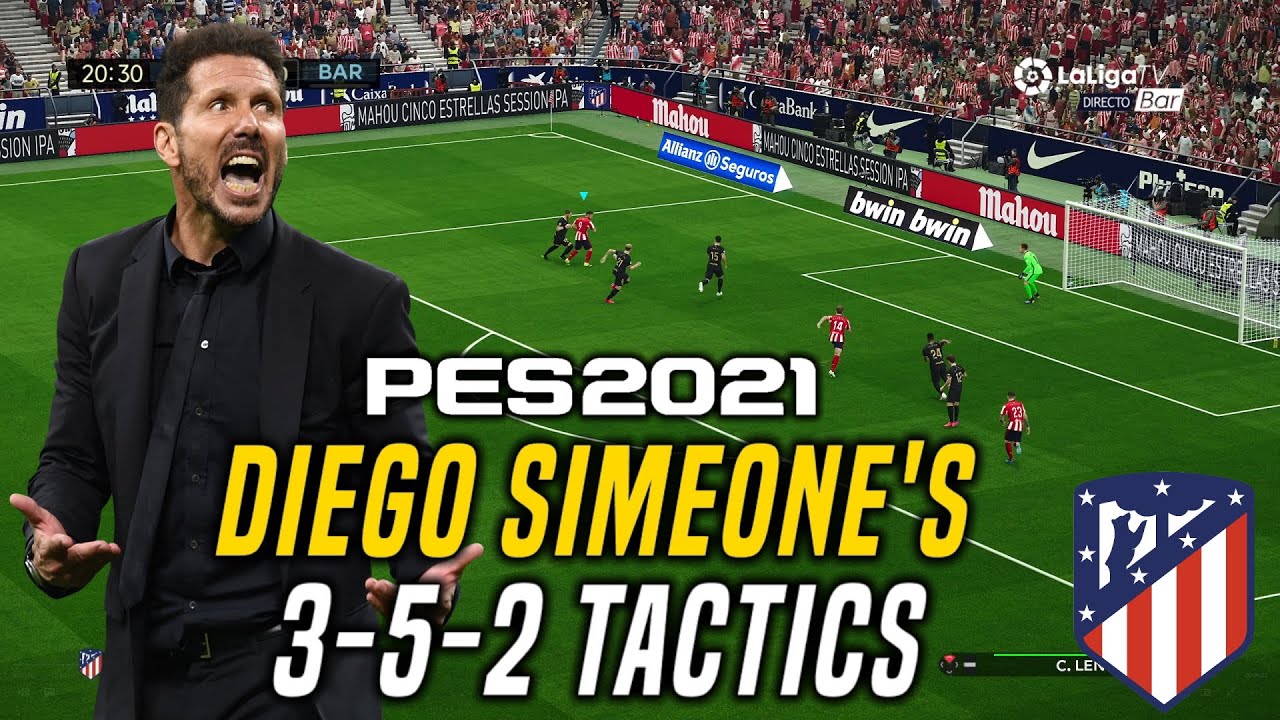 Тактика &laquo;Атлетико Мадрид&raquo; Диего Симеоне 3-5-2 | Электронный футбол PES 2021