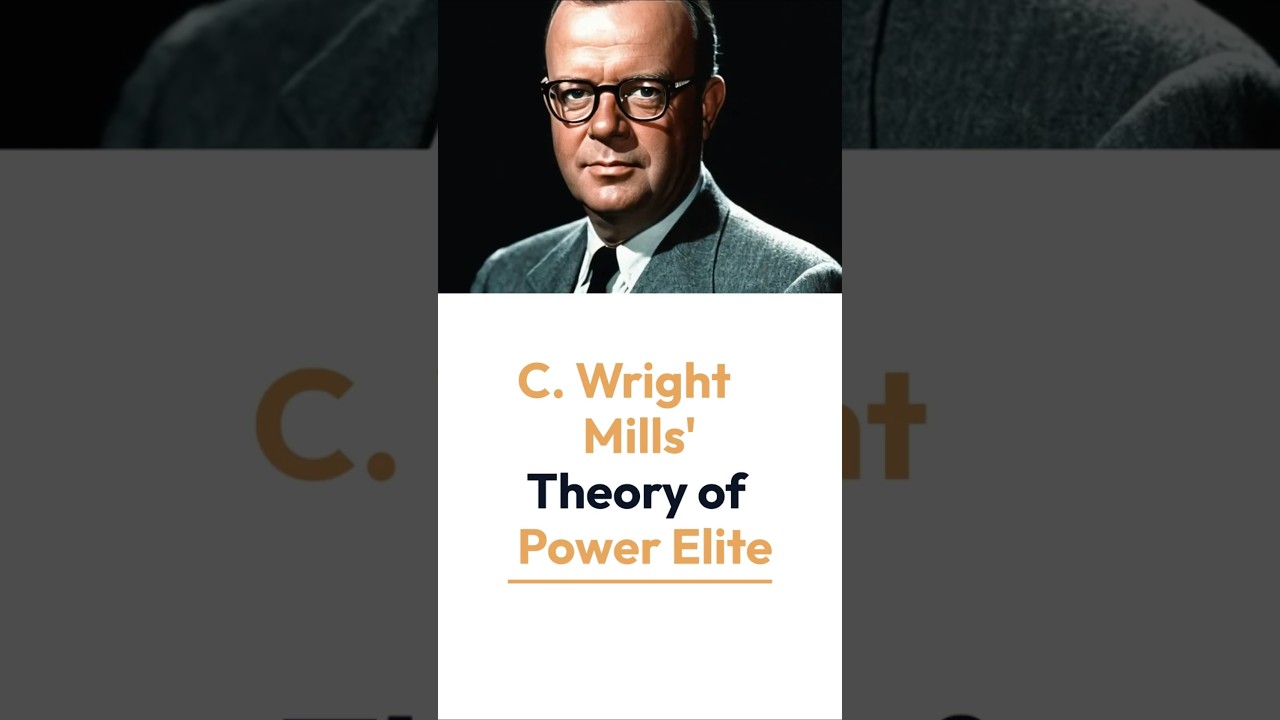 Theory of Power Elite by C.W Mills @sociologylearners1835
