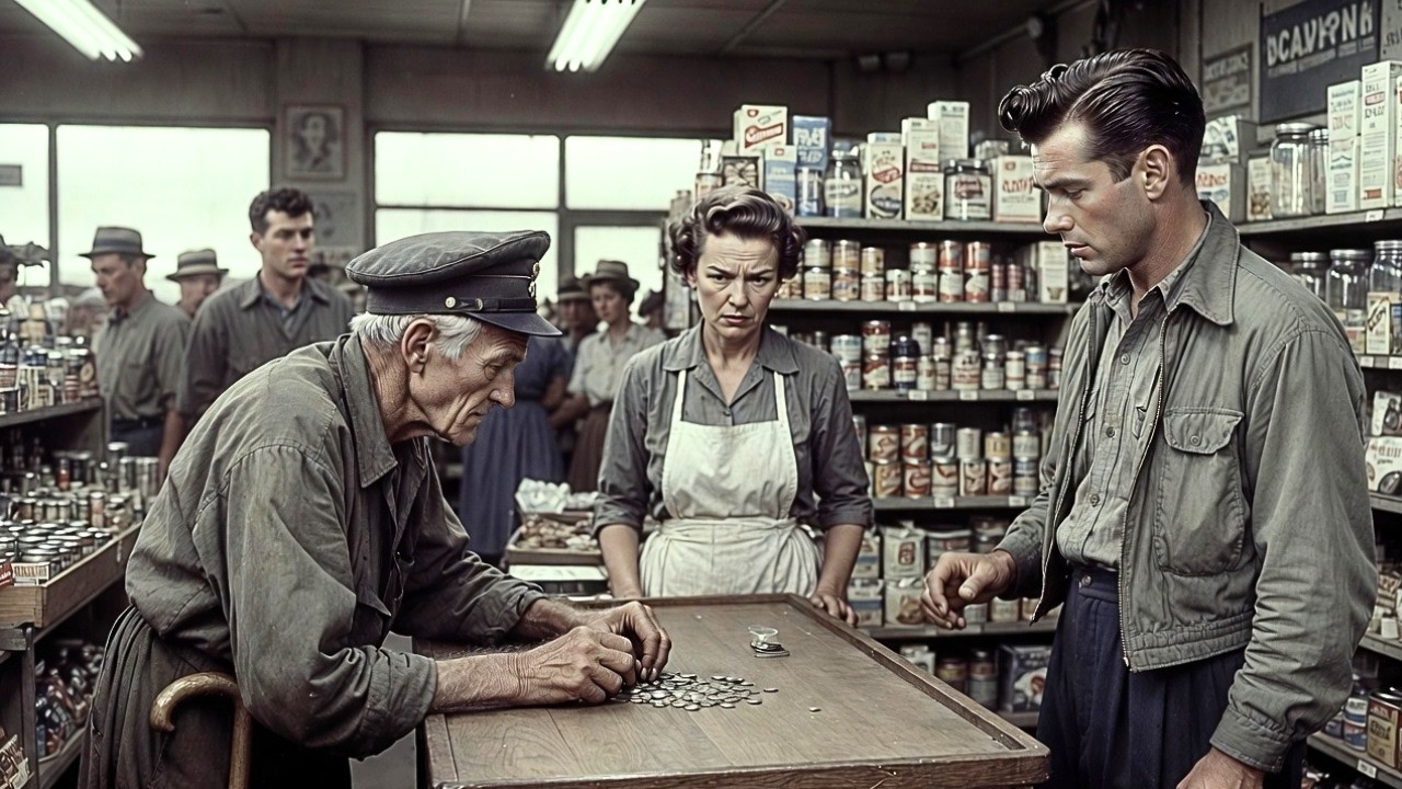 War Hero Counted Coins for BREAD —What Elvis did Next STUNNED Entire Store