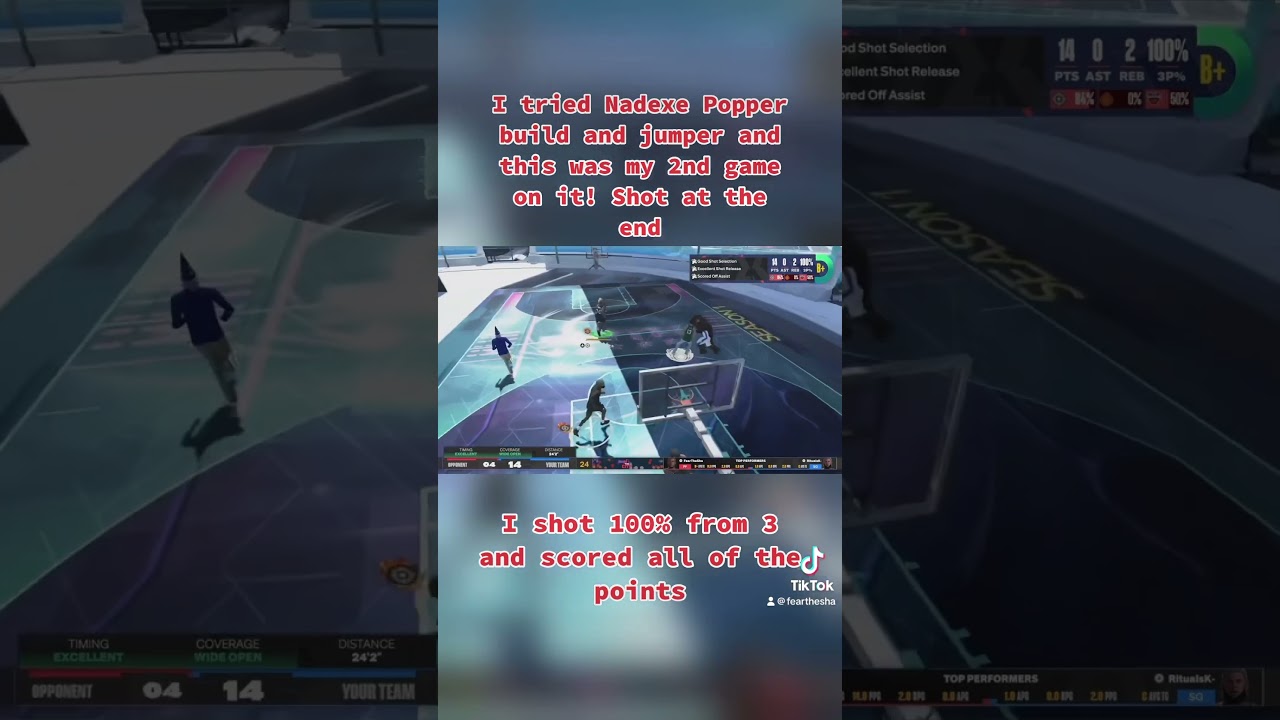 NADEXE 2k24 POPPER BUILD AND JJMPSHOT IS GOATED!! 