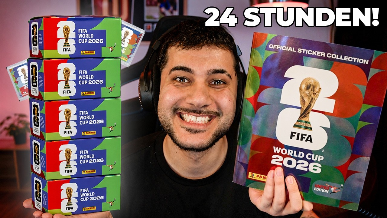 Ich F&uuml;lle 1 WM Stickerheft in 24 Stunden