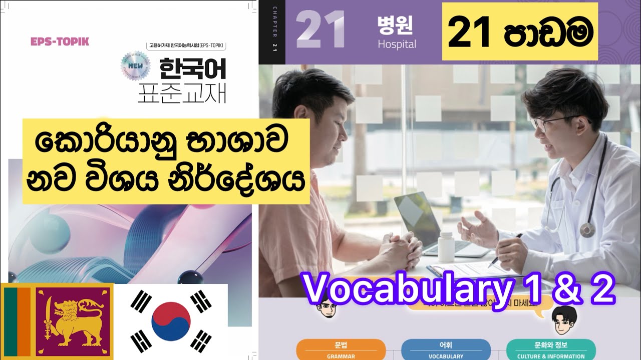 Lesson 21 | New Syllabus | EPS TOPIK Exam | #eps #topik #exam #paper #reading #listening #words