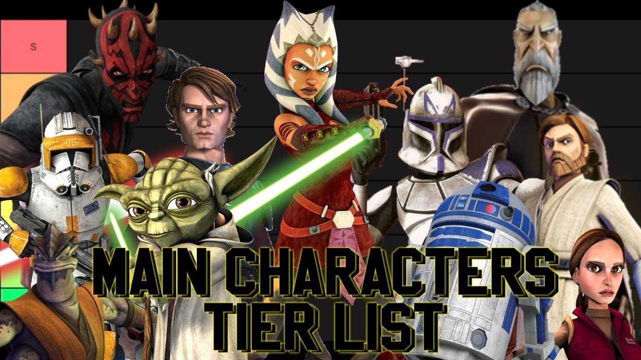 Star Wars: The Clone Wars Main Characters Tier List