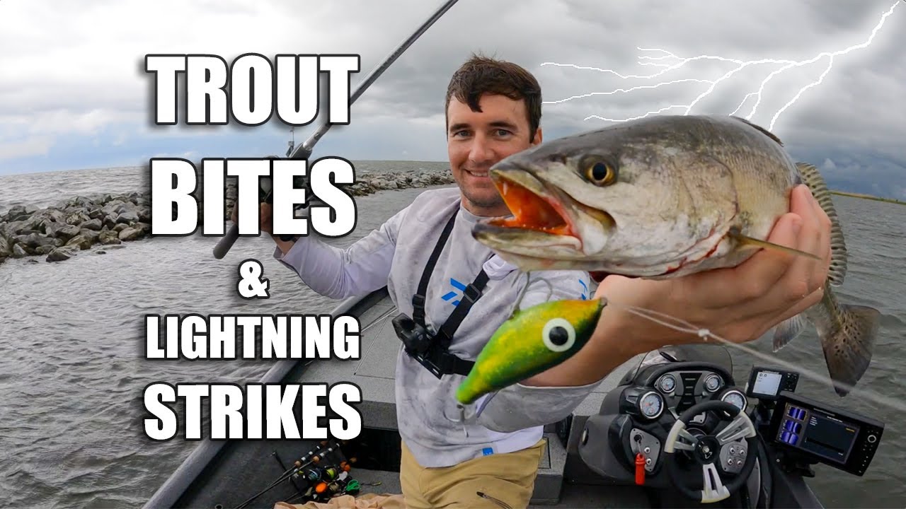 Thunder, Lightning & A Limit Of Speckled Trout in Lake Borgne