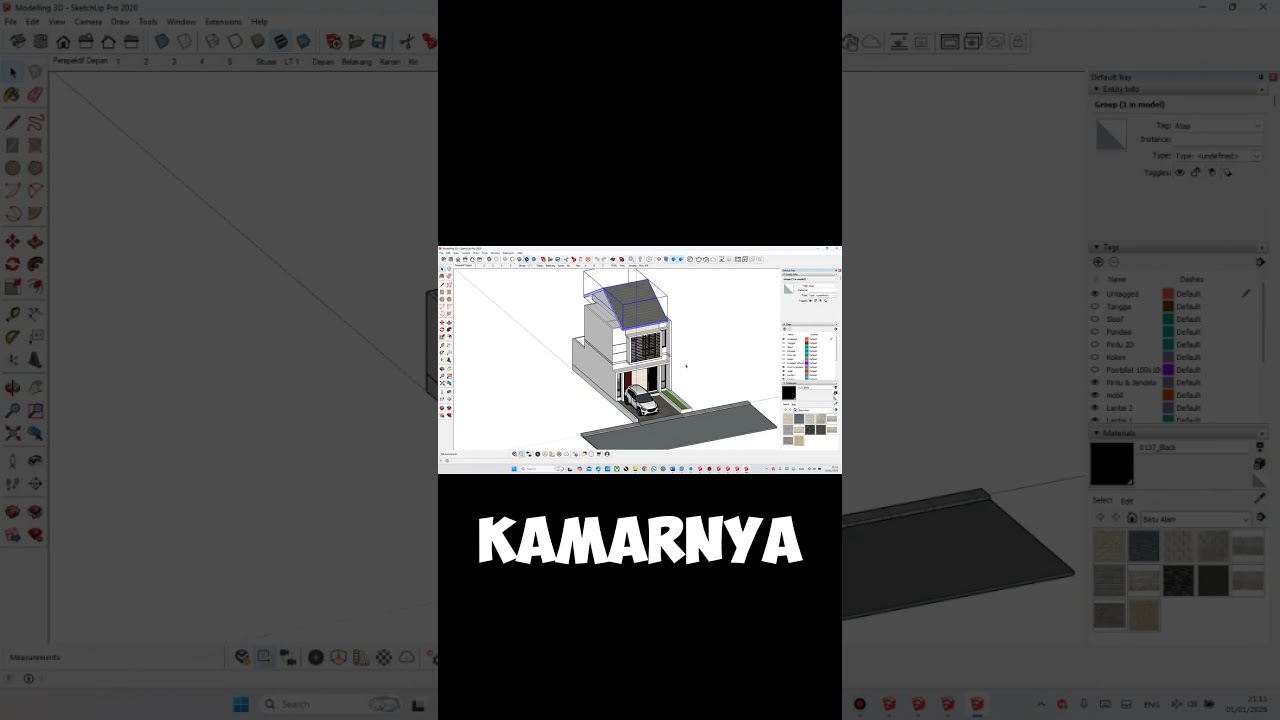 Rahasia Alur Desain Rumah yang Terstruktur dan Nyaman untuk Hunian Impianmu!  #tutorial #sketchup