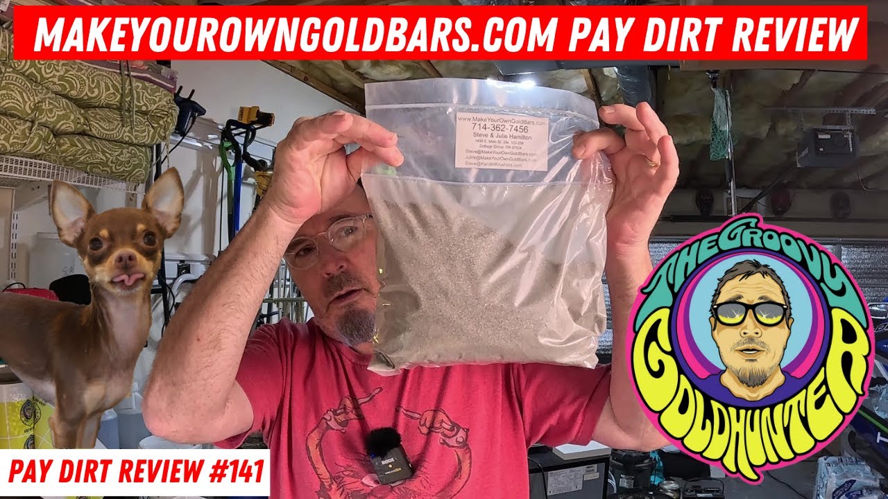 A brand new pay dirt review from Makeyourowngoldbars.com and it is a lot of dirt! (or sand)