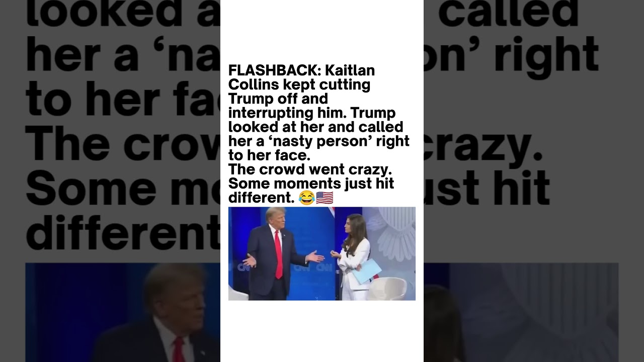 Trump & Kaitlan Collins Viral Flashback 🇺🇸
