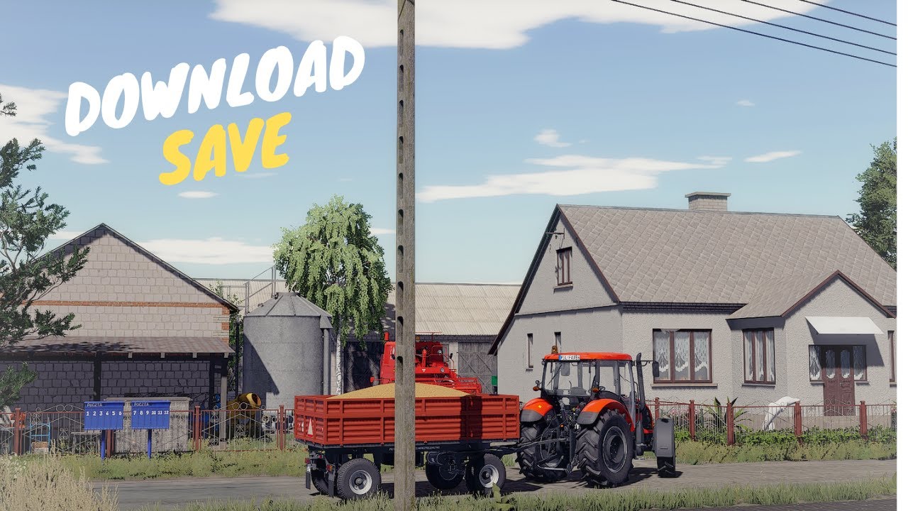 Polski Save&Modpack🔥Łódzka wieś🔥Mega Klimatyczne małe Polskie Gospodarstwo🔥Download🔥