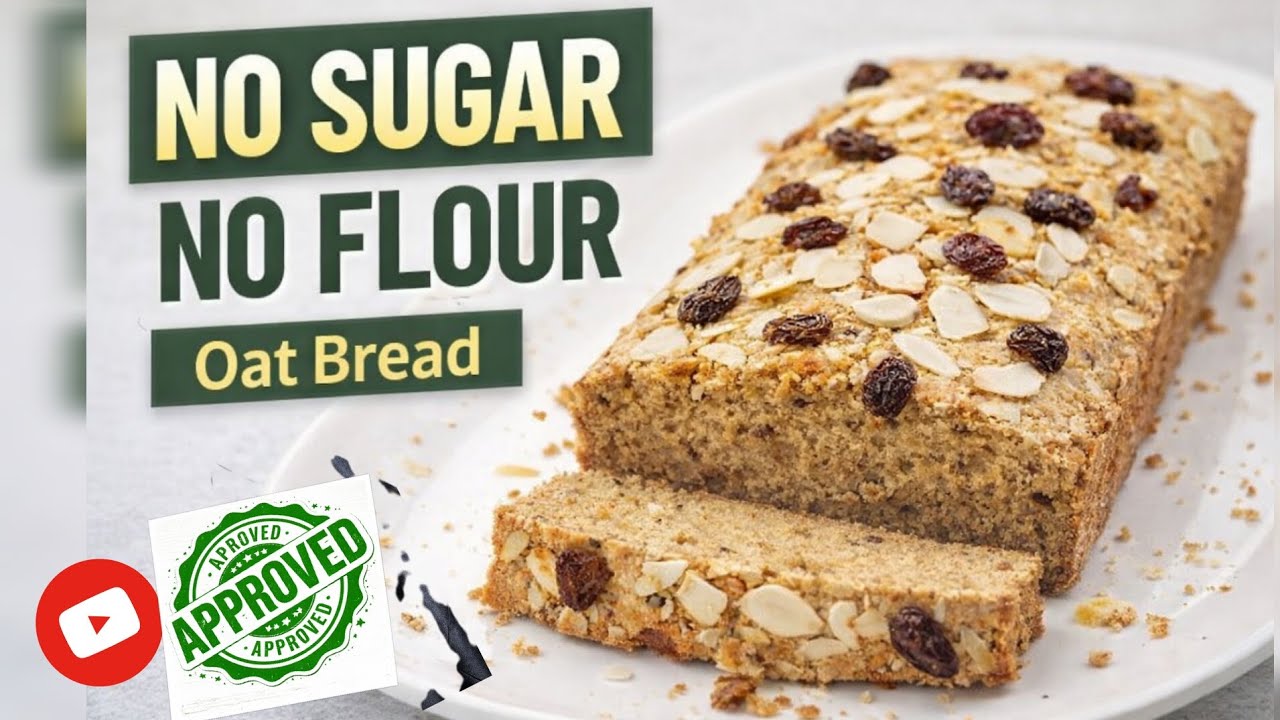 THE CLEANEST BREAD EVER || NO SUGAR NO FLOUR OAT BREAD || APPROVED BY YOUTUBE ❗️